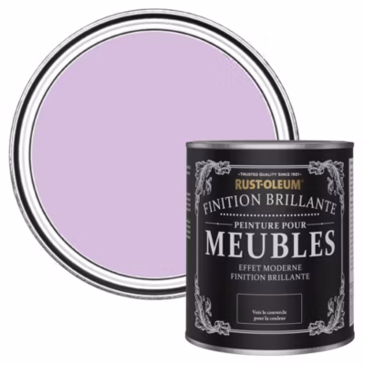 Peinture Violette pour Meubles, Finition Brillante – RUST-OLEUM – Macaron 750ml