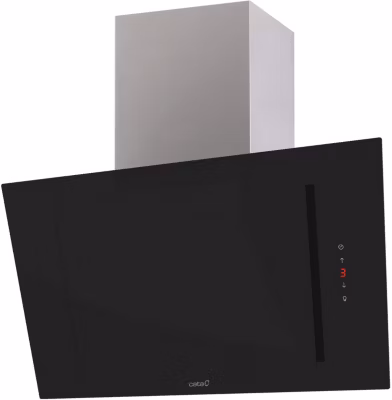 CATA Hotte décorative inclinée THALASSA 900XGBK 90cm noire