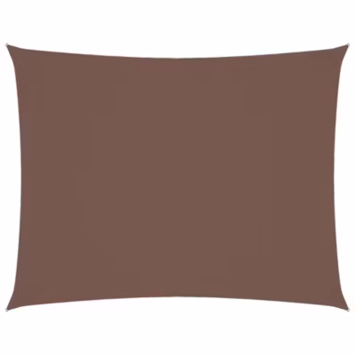 vidaXL Voile de parasol Tissu Oxford rectangulaire 2,5×3,5 m Marron