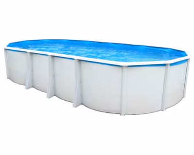 Piscine hors-sol acier Toi IBIZA ovale 730X366X132cm filtre à sable