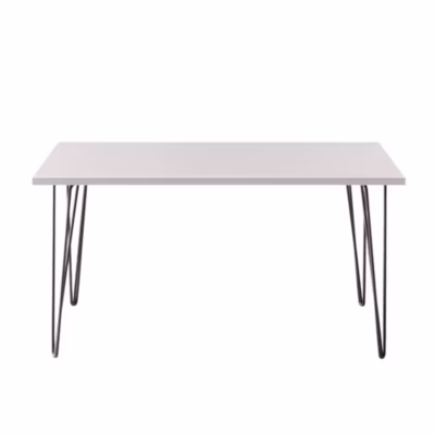 Table FISK 138 x 80 cm pour cuisine, salon, salle à manger Gris