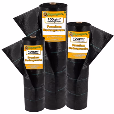 10 m² tissu de sol, film anti-mauvaises herbes, film de paillage 100 g, 1m Aquagart