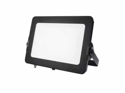 Projecteur LED 300W Noir Etanche IP65 Forte luminosité 33000 Lumens Blanc chaud 3000K garage jardin terrain de sport