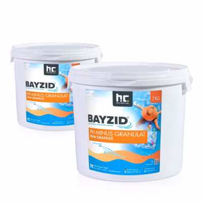 Bayzid Ph Minus Granulés 2 x 7 Kg, Régulation Sûre Et Efficace Du Ph Piscine