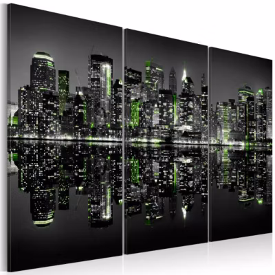 Tableau Villes Green New York 60×40 cm