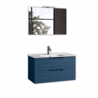 Ensemble 4 pièces SOLMIRA bleu