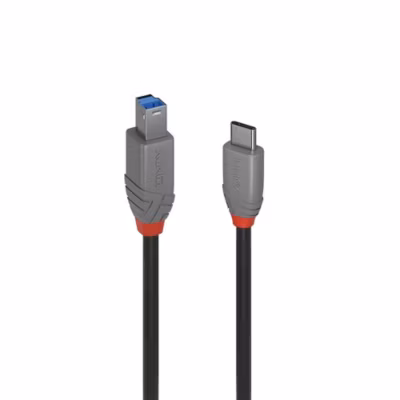 Câble USB C – USB B 3.0 Anthra Line – 2m LINDY