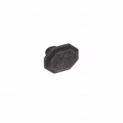 Boutons pour meubles en zamac Diamètre 38 x 25 Fer noir vintage