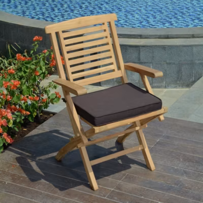 Coussin Chocolat pour chaises et fauteuils pliants