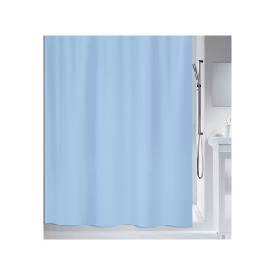 Rideau de douche Polyester MAYA 240x200cm Bleu Clair Spirella