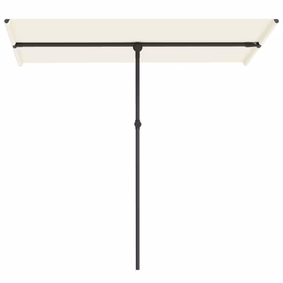Parasol 180  Rotatif, Ajustable en Hauteur, Beige, 150×205 cm, pour Jardin