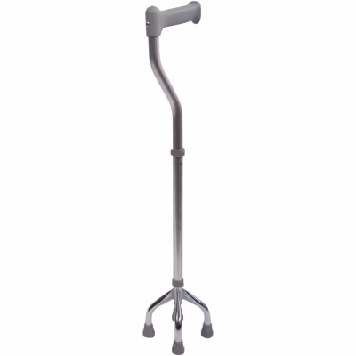 Aidapt Canne Quadripode avec Petite Base