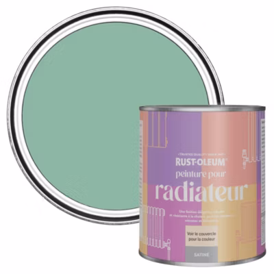 Peinture Verte pour Radiateur, Finition Satinée – RUST-OLEUM – Wanderlust 750ml