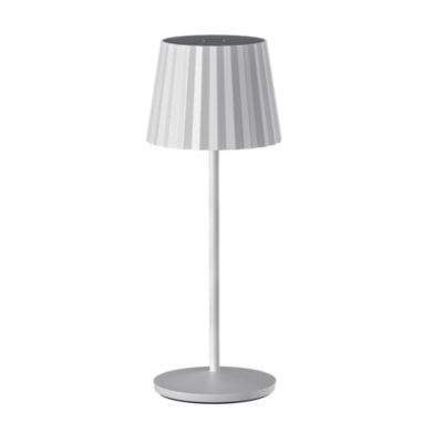 Lampe de table sans fil ABBY Blanc H30cm