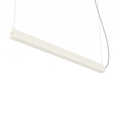 LUMICOM – PEAK 1X Suspension, STRIP LED, 17W/m, 4000K, métal, blanc brillant, L100cm