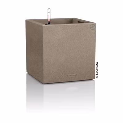 LECHUZA Jardiniere Canto Color Square 40 ALL-IN-ONE Beige 13721