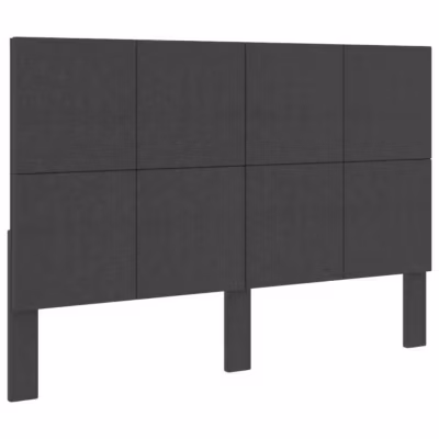vidaXL Tête de lit Gris foncé Tissu 180×200 cm