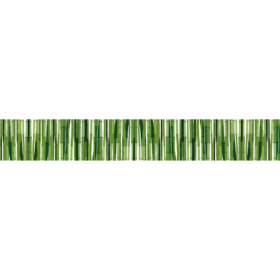 Frise adhésive autocollante 5 cm X 300 cm, décorative, motif tiges de bambou, décoration murale intérieure.