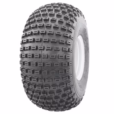 Pneu à crampons 22×11.00 – 8 sur jante à crampons – Remorque pour quad – Crampons P322 à grandes alvéoles.