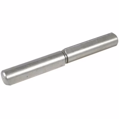 Charnière de 60 mm en acier inoxydable, profilé en V, à axe fixe, soudable