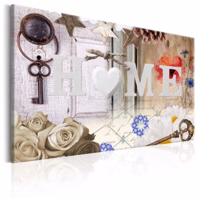 Tableau Vintage Extraordinary Home 90×60 cm