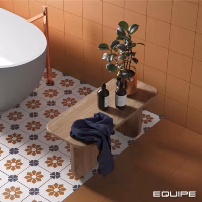 Carrelage Imitation Carreaux De Ciment 20×20 RIVOLI Terre – Les Carreaux de Jean