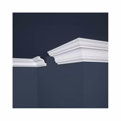 Corniche de Plafond Décorative – Modèle structuré – Polystyrène – 200x8x8 cm