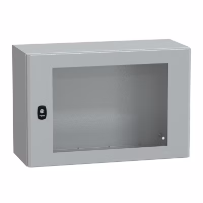 Nsys3d4625t Coffret Métallique étanche Ip66 – 400x600x250 – Porte Vitrée – Spacial S3d – Schneider Electric