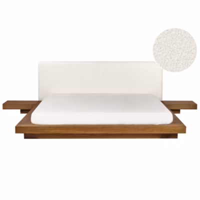 Lit à eau Bouclé ZEN 180 x 200 cm Frêne naturel