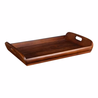 Plateau manguier walnut 50×31 cm