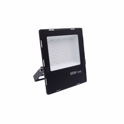 Projecteur Extérieur NOIR 50W IP65 – Blanc Froid 6000K – 8000K – SILAMP