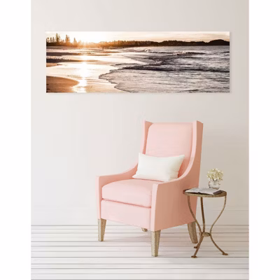 Tableau toile XXL en kit Mer Calme 180 x 60 cm – Toile textile sans PVC