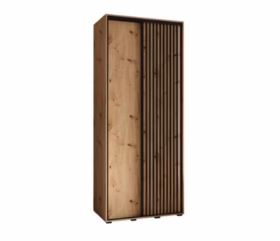 Armoire Sapporo 1 a portes coulissantes H. 205,2 x L. 110 x P. 45 2 portes
