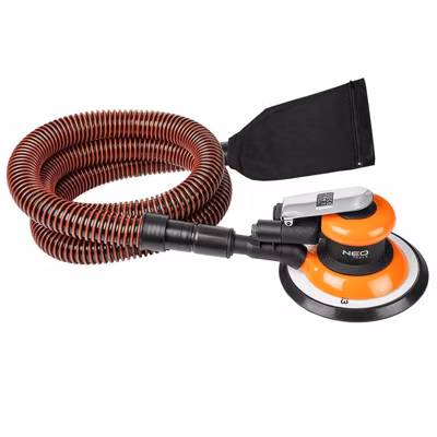 Ponceuse orbitale pneumatique 150 mm, système d&rsquo;aspiration – NEO TOOLS – 14-013
