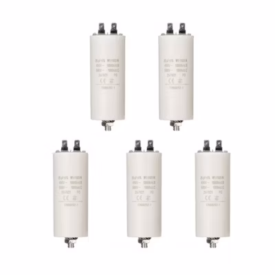 LOT 5 x Condensateur 25.0UF  450 V à Cosses CONDO 25MF NEDIS