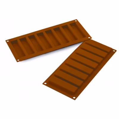 Moule à chocolat silicone 8 barres Silikomart 36.184.77.0065 my snack