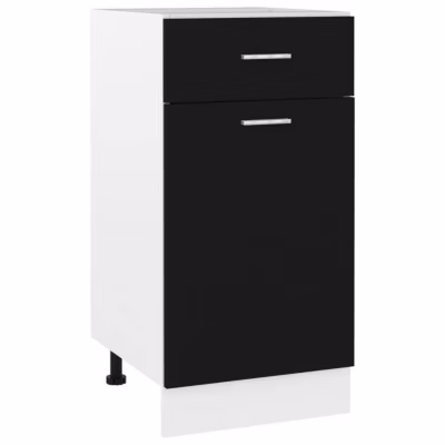vidaXL Armoire de Plancher à Tiroir, Armoire de Rangement avec étagère, Meuble de Cuisine Salle à Manger Maison Intérieur, 801213