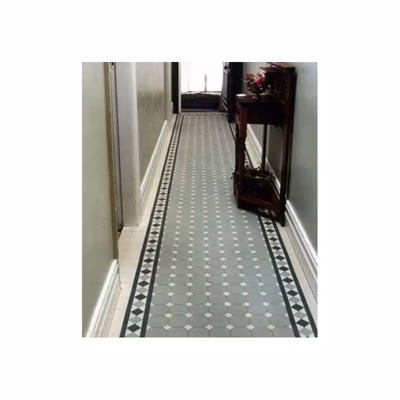 Carrelage sol / mur octogonal uni gris 20×20 cm VODEVIL OCTOGONE CABARET HUMO