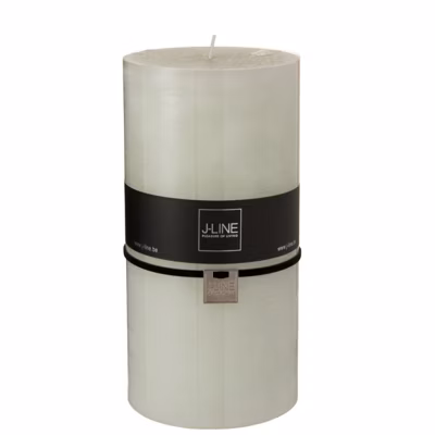 Bougie cylindrique 140H vert 10x10x20 cm