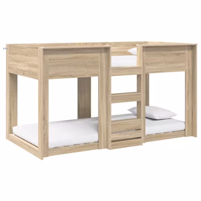 Cadre de lit, Lit superposé pour Enfants Chêne Sonoma 90 x 190 cm