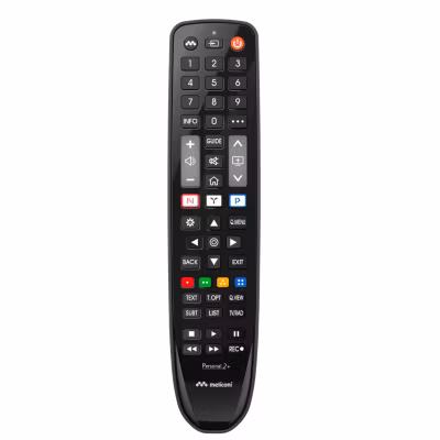 Meliconi – Télécommande de remplacement PERSONAL 2+ pour TV LG – 100% fonctions d&rsquo;origine – Boutons Netflix, Youtube et Prime Vidé