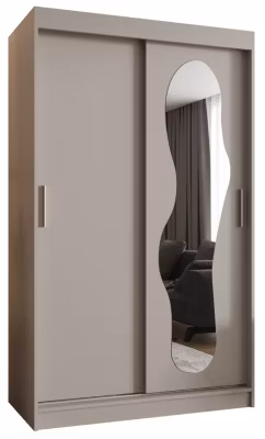 Armoire ULTRA à portes coulissantes H. 200 x L. 120 x P. 62, 2 portes