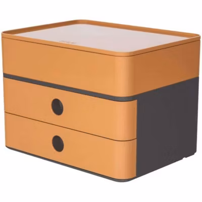 Boîte à tiroirs élégante et Design Smart Box Plus Allison – Caramel