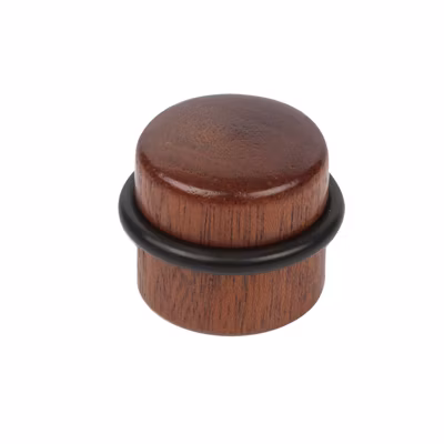 Butée de porte en bois sapeli diamétre 37 mm lot de 36 piéces