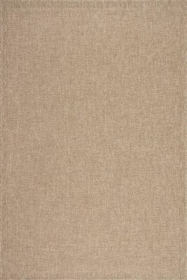 Tapis Kansas extérieur intérieur uni – Nature – 60 x 90 cm