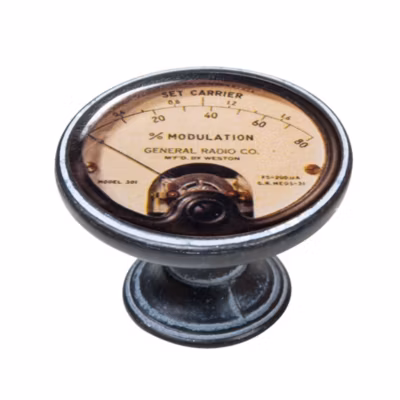 Bouton de meuble zamac diamètre 37 mm oxydé decapé modulateur lot de 12 piéces