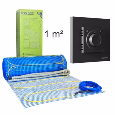 Kit chauffage au sol 1 m², 170 W/m² + MST-9n thermostat