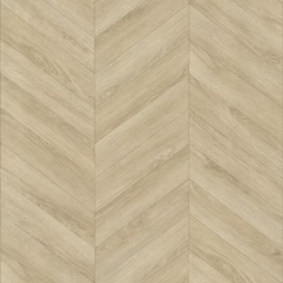 Sol vinyle – imitation chêne clair à chevrons – Rouleau de 4m x 5m