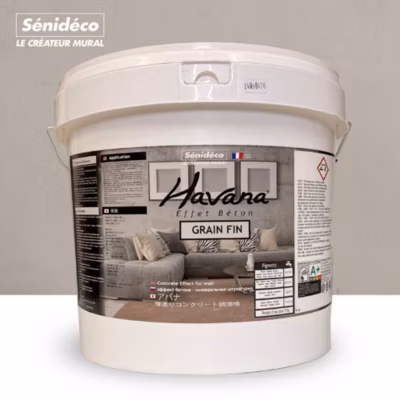 Enduit décoratif à la chaux effet béton 5kg pour 10m² – HAVANA Grain fin