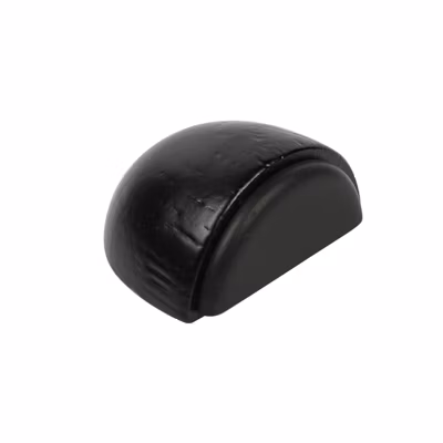 Butée de porte en bois lacqué noir 49×38 mm lot de 24 piéces